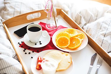 Plateau petit déjeuner