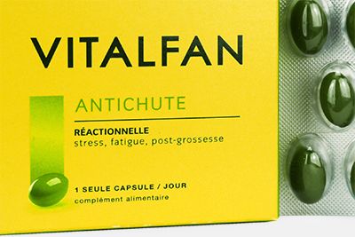 Avant de la boite de Vitalfan antichute réactionnelle