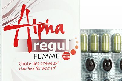 Face de la boite de Alpharegul femme 