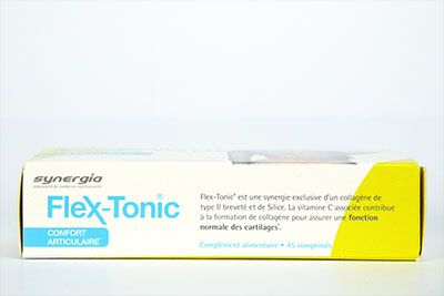 Haut de la boite de Flex Tonic