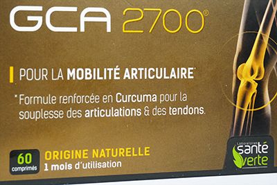 Face de la boite de GCA 2700