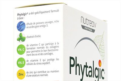 Côté de la boite de Phytalgicx