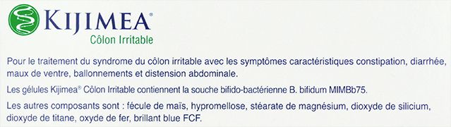 Étiquette de Kijimea colon irritable
