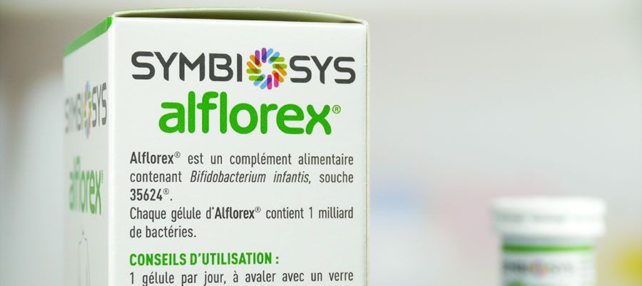 Haut de la boite d'alflorex