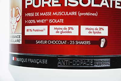 Pot de Pure whey isolate