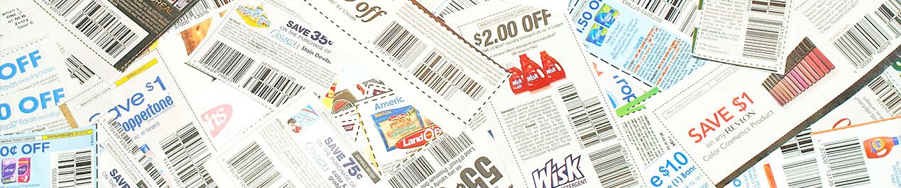 Coupons promotions papier