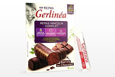 Achat Gerlinéa 12 Barres encas chocolat orange -72% de sucres en moins